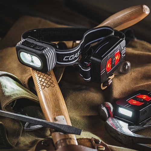 RL20RB - Coast LED Headlamp with Tri & Variable light control | 179m Beam | 1000 Lumen | Max 33hr