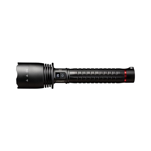 XP80R - Coast LED Torch with Pure Beam Focus & IQ Display | 300m Turbo Beam | 15000 Lumen | Max 40h