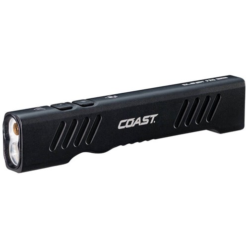 SLAYER LASER - Coast LED Pocket Torch with Fixed Beam & Red Laser | 105 Beam | 1000 Lumen | Max 47hr