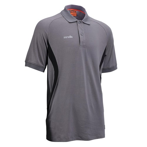 Scruffs Tech Polo Shirt Graphite - X-Large