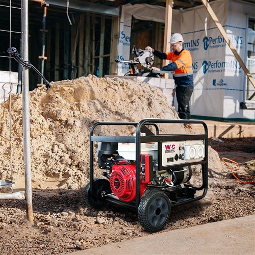 Welling & Crossley WC-P7750H 7.75kVA (6000W) Open Frame AVRGenerator with Honda Engine