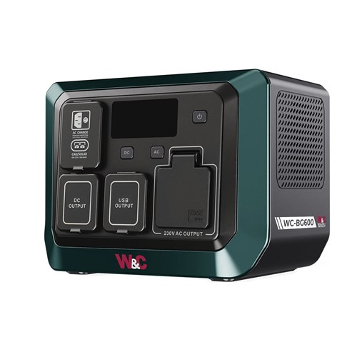 600W W&C BATTERY GENERATOR PORTABLE POWER STATION WC-BG600 WC BG600