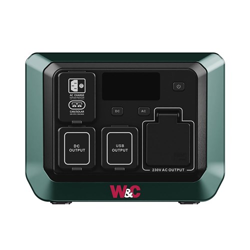 600W W&C BATTERY GENERATOR PORTABLE POWER STATION WC-BG600 WC BG600