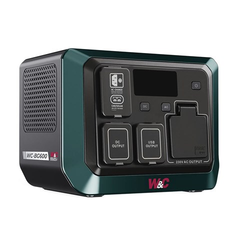600W W&C BATTERY GENERATOR PORTABLE POWER STATION WC-BG600 WC BG600