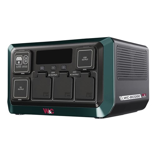 1200W W&C BATTERY GENERATOR PORTABLE POWER STATION WC-BG1200 WC BG1200