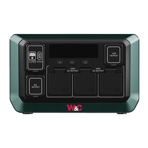 1200W W&C BATTERY GENERATOR PORTABLE POWER STATION WC-BG1200 WC BG1200