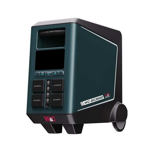 3600W W&C BATTERY GENERATOR PORTABLE POWER STATION WC-BG3600 WC BG3600