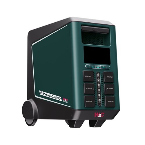 5500W W&C BATTERY GENERATOR PORTABLE POWER STATION WC-BG5500 WC BG5500
