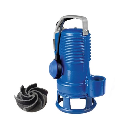 ZEN-DGBLUEP150/2/G50VTG+E-IMP - 415V 3Ø Pump, float, Small E-Impeller fitted