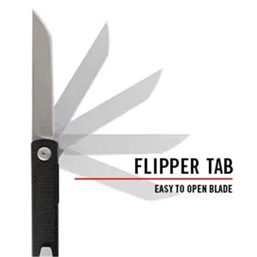 Coast LX500 Founder's Series Select Pocket Knife with Stainless Steel Tanto Blade & Black Handle