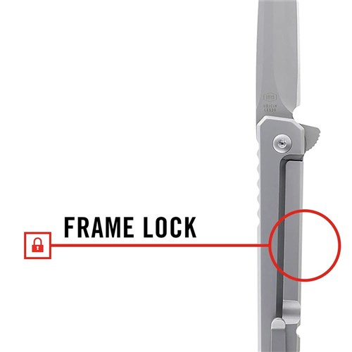 Coast LX530 Founder's Series Origin Pocket Knife with Stainless Steel Drop Point Blade & Silver Handle