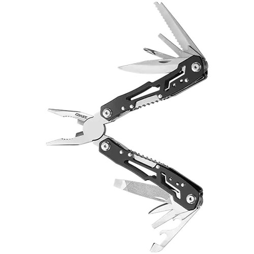 Coast CT220 Stainless Steel Multi-Tool with 11-in-1 Implements & Safety Lock Design