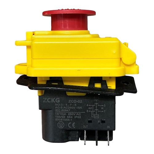 Abbott & Ashby - ATESNVR-BG1100/8 - E-Stop No Voltage Release Switch to suit ATBG1100/8 and AA362W8-1100