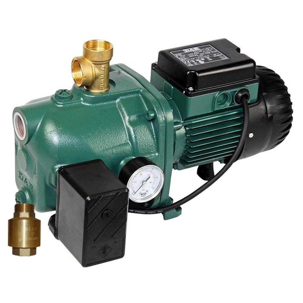 701376 DAB 102MP PUMP SURFACE MOUNTED JET WITH PRESSURE SWITCH 60L 701376 DAB 102MP PUMP SURFACE MOUNTED JET WITH PRESSURE SWITCH 60L